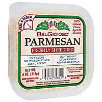 BelGioioso Natural Freshly Shredded Parmesan Square Cup - 4 Oz - Image 1
