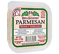BelGioioso Natural Freshly Shredded Parmesan Square Cup - 4 Oz