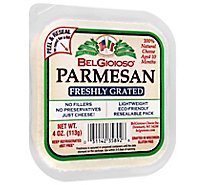 BelGioioso Natural Freshly Grated Parmesan Square Cup - 4 Oz