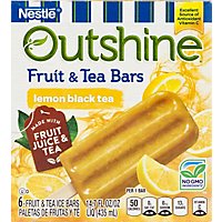 Outshine Fruit & Tea Ice Bars Lemon Black Tea 6 Counts - 14.7 Fl. Oz. - Image 1