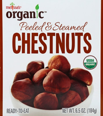 Chestnuts Peeled Steamed Organic - 6.5 Oz - Image 2