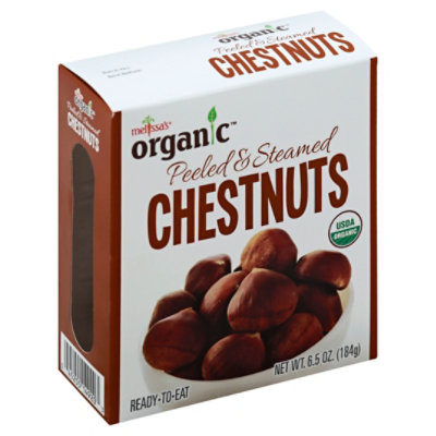 Chestnuts Peeled Steamed Organic - 6.5 Oz - Image 1