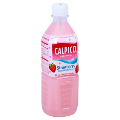 Calpico Strawberry Water Bottle - 16.9 Fl. Oz.