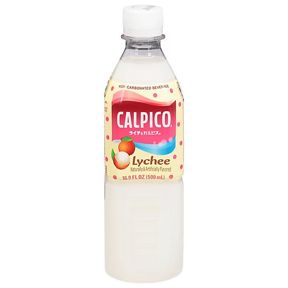 Calpico Soft Drink Non Carbonated Lychee - 16.9 Fl. Oz.