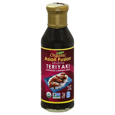 Asian Fusion Sauce Teriyaki Sesame Organic - 15 Oz