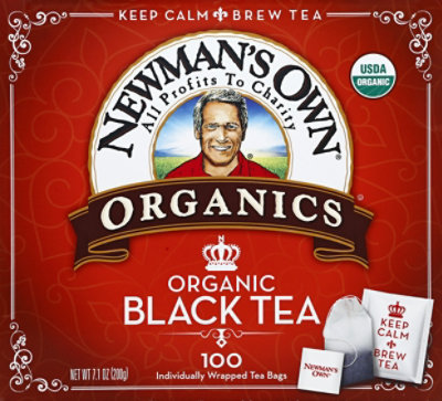 Newmans Own Organics Black Tea 100 Count - 7.1 Oz - Image 2