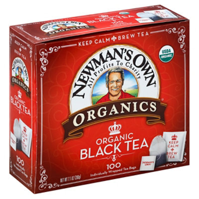 Newmans Own Organics Black Tea 100 Count - 7.1 Oz - Image 1