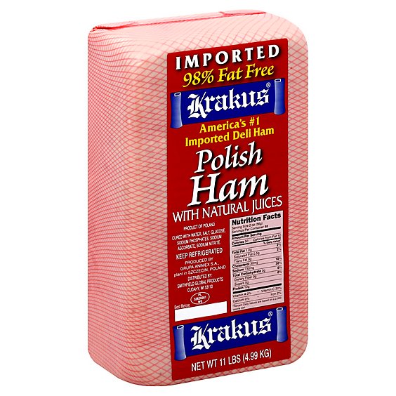 Krakus Polish Deli Ham - 0.50 Lb