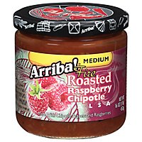 Arriba! Salsa Fire Roasted Raspberry Chipotle Medium Jar - 16 Oz - Image 1