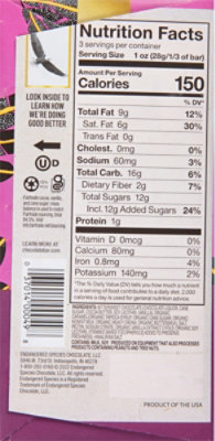 Endangered Species Dark Chocolate Natural 60% Cocoa With Caramel & Sea Salt - 3 Oz - Image 6