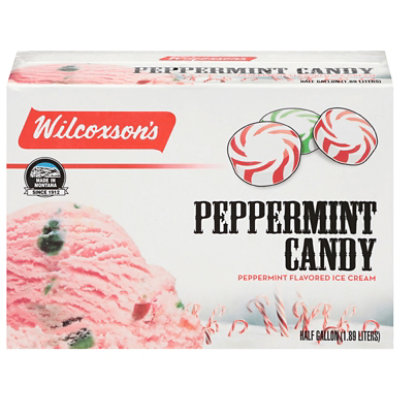 Wilcoxson's Peppermint Candy Ice Cream With Red And Green Peppermint Bits - 0.5 Gallon - Image 2