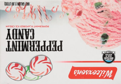 Wilcoxson's Peppermint Candy Ice Cream With Red And Green Peppermint Bits - 0.5 Gallon - Image 5