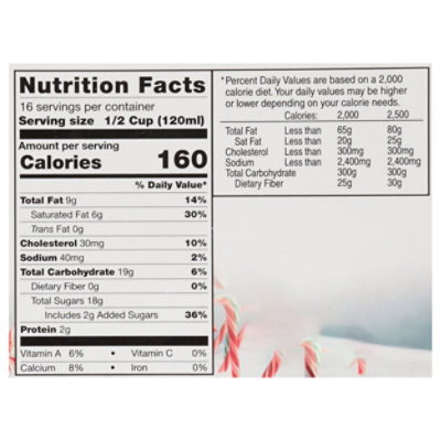 Wilcoxson's Peppermint Candy Ice Cream With Red And Green Peppermint Bits - 0.5 Gallon - Image 3