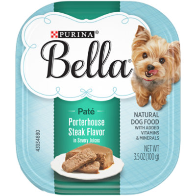 Purina Bella Savory Juices Porterhouse Steak Flavor Wet Dog Food - 3.5 Oz