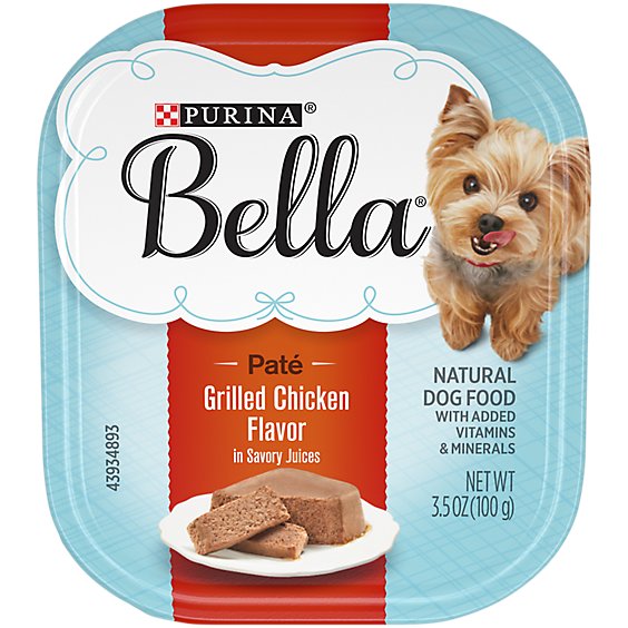 Purina Bella Savory Juices Grilled Chicken Flavor Wet Dog Food - 3.5 Oz