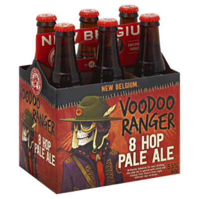 New Belgium Voodoo Ranger 8 Hop Pale Ale In Bottles - 6-12 Fl. Oz.