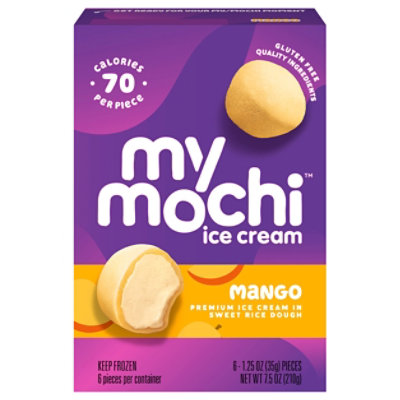 My Mochi Sweet Mango Mochi Ice Cream 6 Count - 9.1 Oz - Image 3