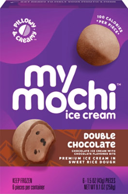 My/Mo Ice Crm Mochi Dbl Choc - 6 Count - Image 3