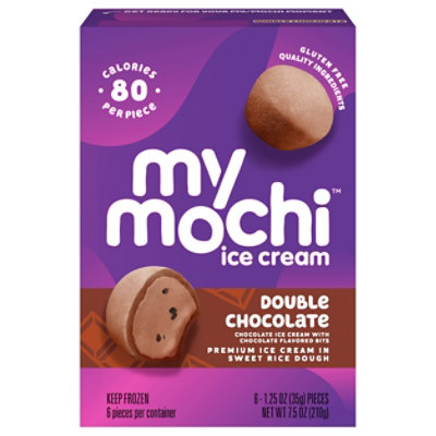 My/Mo Ice Crm Mochi Dbl Choc - 6 Count - Image 1