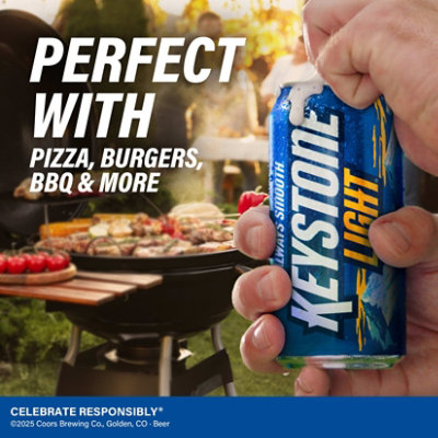 Keystone Light American Style Light Lager Beer 4.1% ABV Cans - 15-12 Fl. Oz. - Image 4