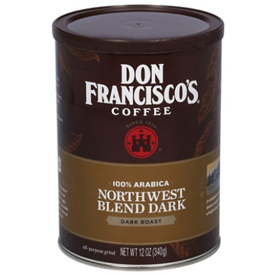 Don Franciscos Coffee All Purpose Grind Dark Roast Northwest Blend Dark - 12 Oz