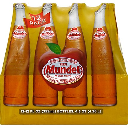 Sidral Mundet Soda Apple - 12-12 Fl. Oz. - Image 3