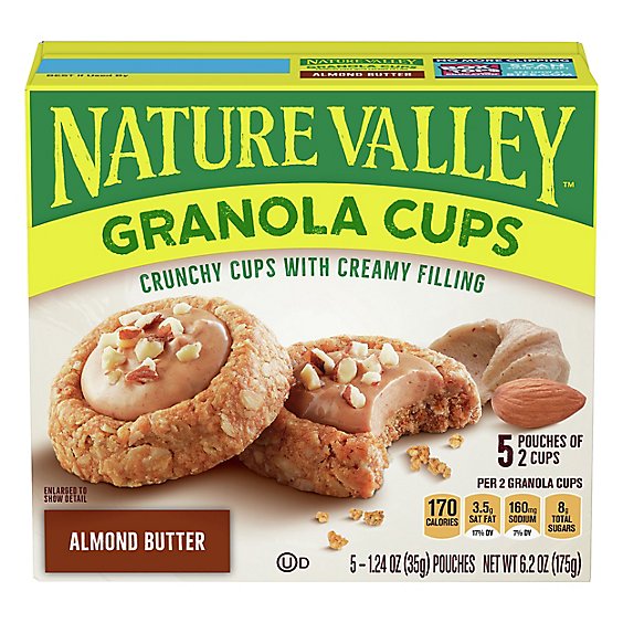 Nature Valley Granola Cups Peak Edition Almond Butter - 5-1.24 Oz