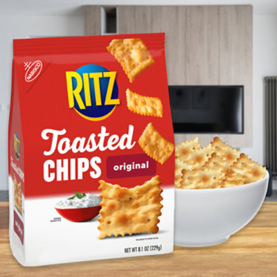 RITZ Toasted Chips Original Crackers - 8.1 Oz - Image 5