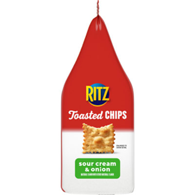 RITZ Toasted Chips Sour Cream and Onion Crackers - 8.1 Oz - Image 2