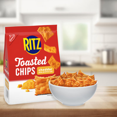 RITZ Toasted Chips Cheddar Crackers - 8.1 Oz - Image 5