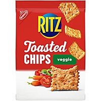 RITZ Toasted Chips 50% Less Fat Veggie - 8.1 Oz - Image 2