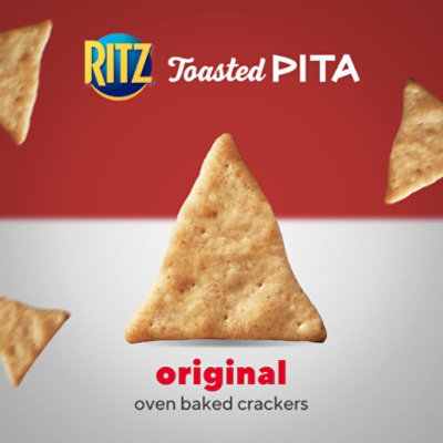 RITZ Toasted Pita Crackers Original Flavor - 8 Oz - Image 2