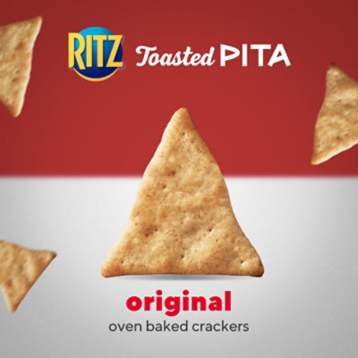 RITZ Toasted Pita Crackers Original Flavor - 8 Oz - Image 2