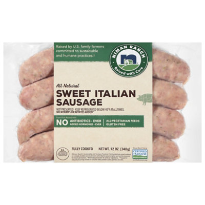 Niman Ranch Sausage Pork Sweet Italian - 12 Oz - Image 1