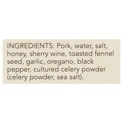 Niman Ranch Sausage Pork Sweet Italian - 12 Oz - Image 3