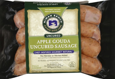 Niman Ranch Sausage Pork Apple Gouda - 12 Oz - Image 2