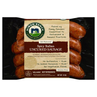 Niman Ranch Sausage Pork Spicy Italian - 12 Oz - Image 1