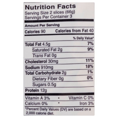 Niman Ranch Bacon Canadian Sliced Uncured - 7 Oz - Image 2