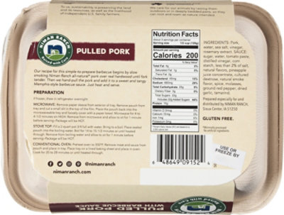 Niman Ranch Pork Pulled Cooked W/Bbq Sauce - 14 Oz - Image 5