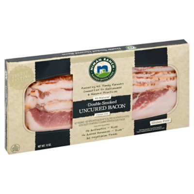 Niman Ranch Bacon Double Smoked No Nitrate - 12 Oz