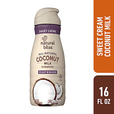 Coffee mate Natural Bliss Sweet Creme Coconut Milk Liquid Coffee Creamer - 16 Fl. Oz.
