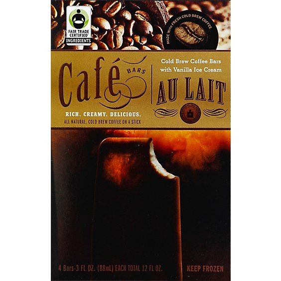 American Cold Brew Cafe Bars Au Lait - 4-3 Fl. Oz.