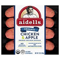 Aidells Sausage Chicken & Apple Organic - 12 Oz - Image 2