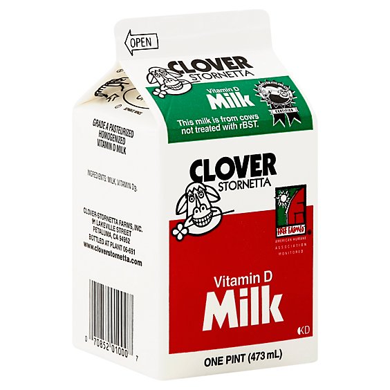 Clover Milk Vitd - 16 Oz