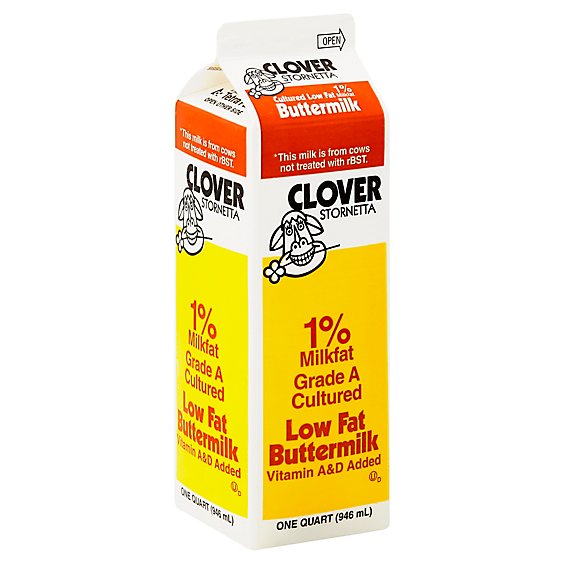 Clover Btrmilk 1% Lf Qt - 32 Oz