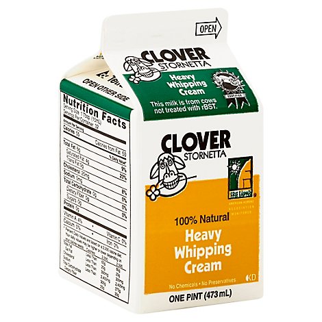 Clover Heavy Cream - 16 Oz