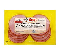 Rose Canadian Bacon Sliced Naturally Smoked - 6.4 Oz