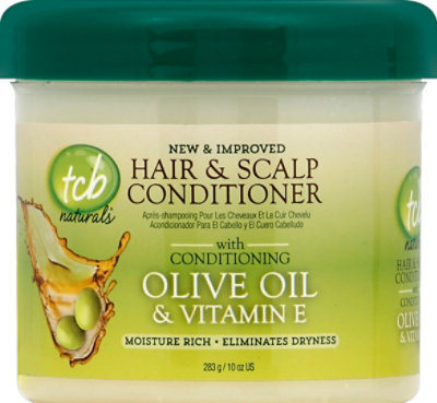 TCB Naturals Conditioner Hair & Scalp with Conditioning Olive Oil & Vitamin E - 10 Oz - Image 2