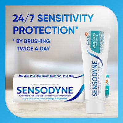 Sensodyne Toothpaste Maximum Strength Deep Clean - 4 Oz - Image 2