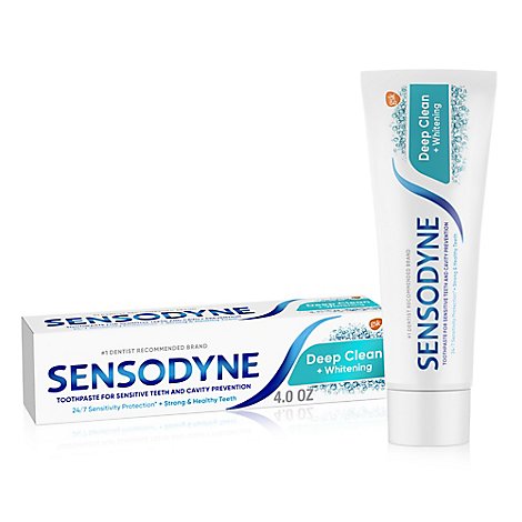 Sensodyne Toothpaste Maximum Strength Deep Clean - 4 Oz